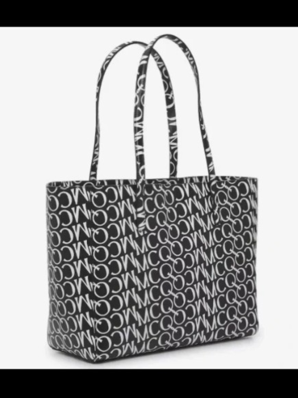 MCQ by Alexander McQueen Repeating Logo Leather Tote Bag - New